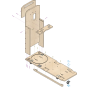 DUST COMMANDER VCFT1 - Cyclonic vacuum cart