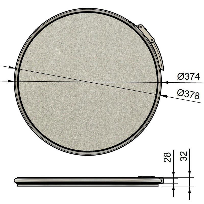 CV-Z - Lid + closing ring for dust commander steel drum