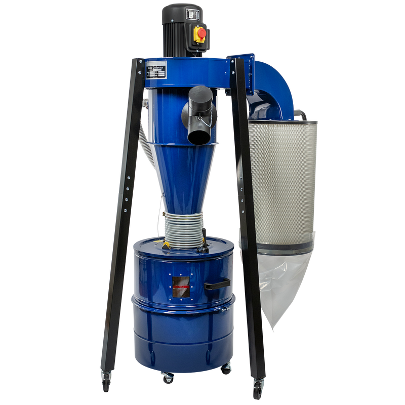 CDC10x - 1 hp dual stage cyclone dust collector