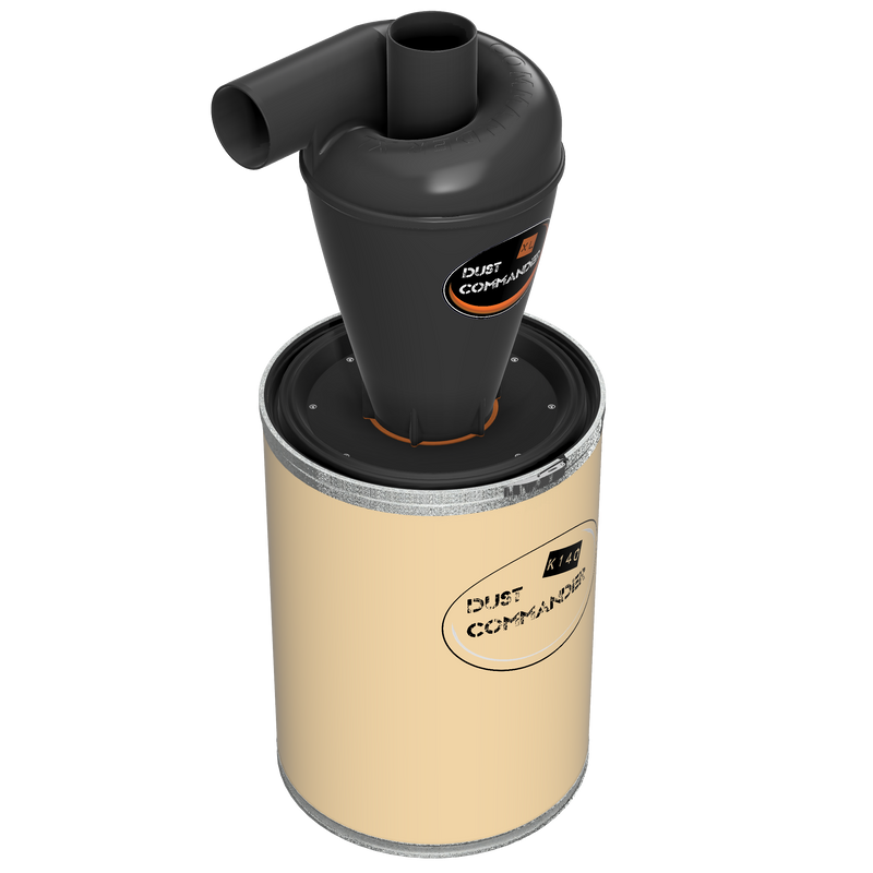 K140 - XL Cyclone Separator Kit 140 L Kraft barrel