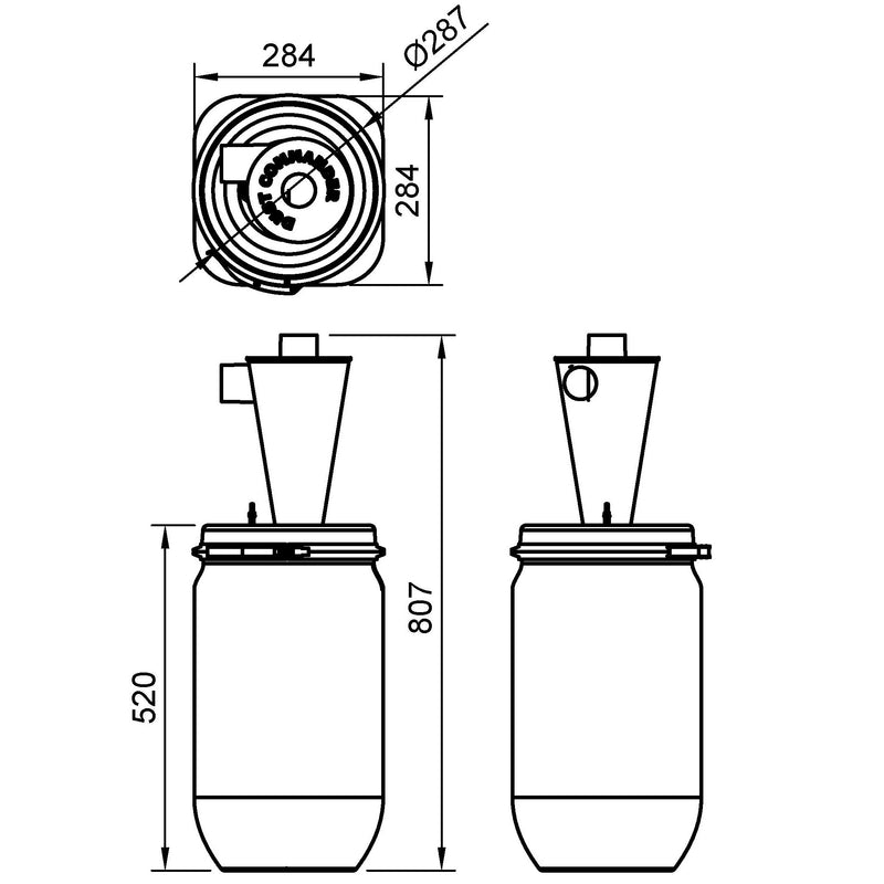 P30 - 30 liter Entry-Level Cyclone Filter Kit