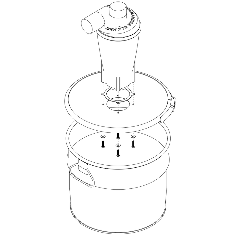 S18 - 18 liter antistatic cyclone filter kit