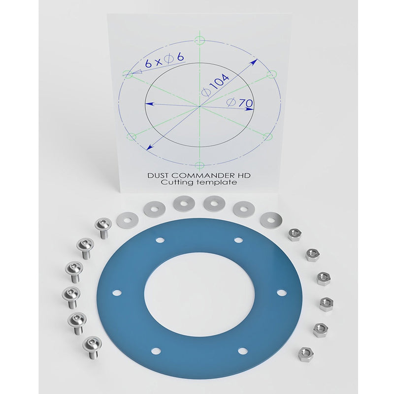 HD - Industrial heavy duty steel cyclone filter/separator