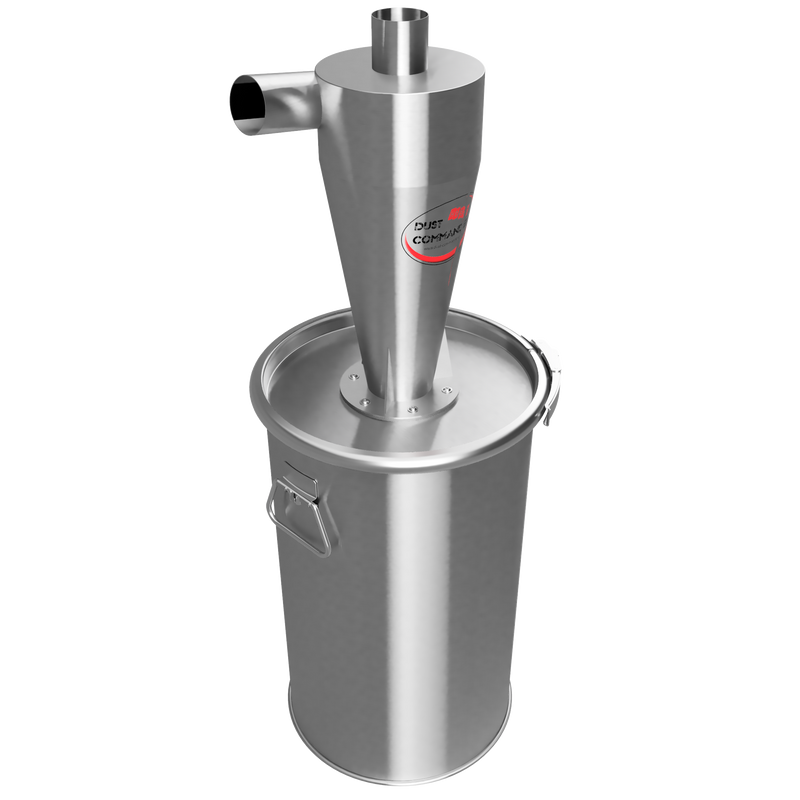 X30-SST - 30 liter industrial cyclone filter stainless steel kit