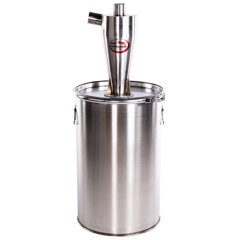 X60-SST - 60 liter industrial cyclone filter stainless steel kit