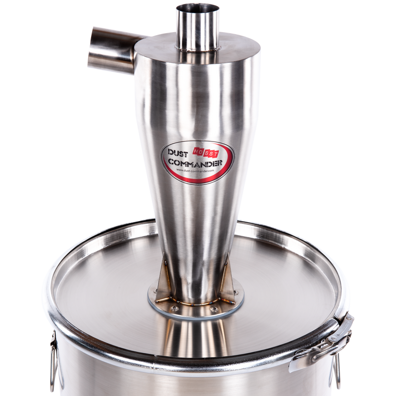 X60-SST - 60 liter industrial cyclone filter stainless steel kit