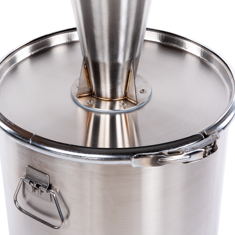 X60-SST - 60 liter industrial cyclone filter stainless steel kit